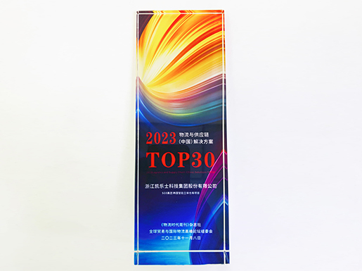 2023年物流与供应链（中国）解决方案TOP30